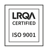 logo LRQA certified ISO 9001